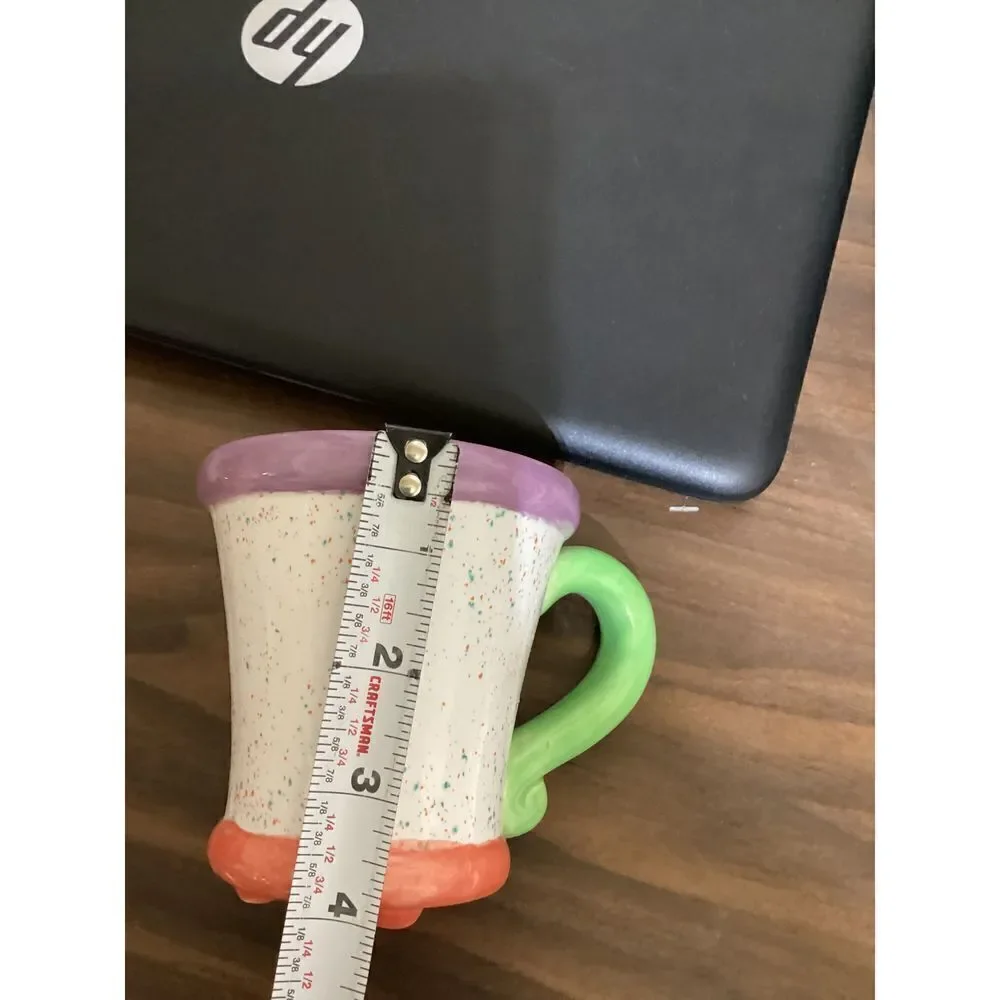 Footed Pottery Mug/Cup